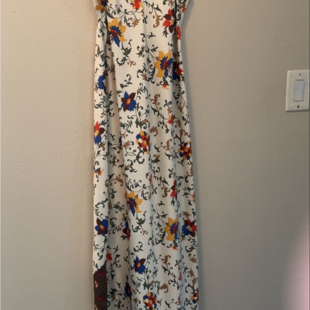 Floral Maxi Dress with Multicolor Design Sleepwear